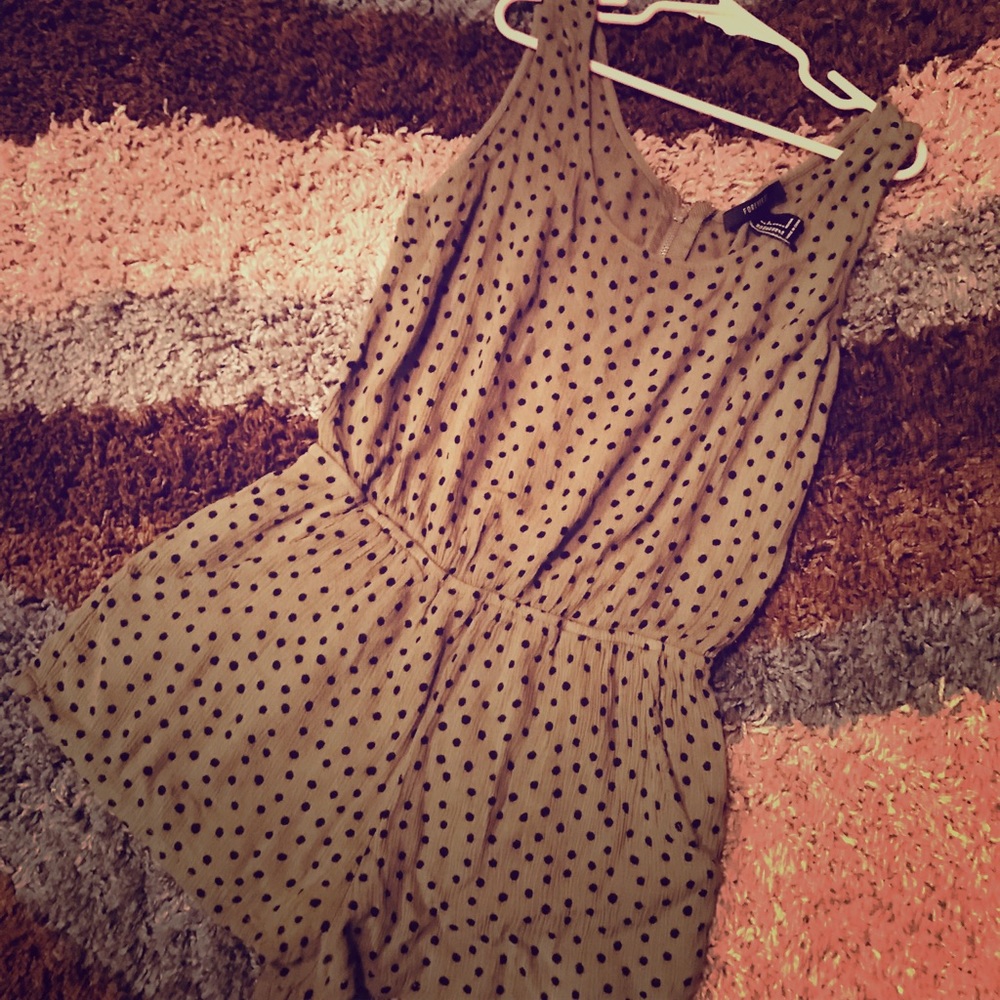 Polka dot romper